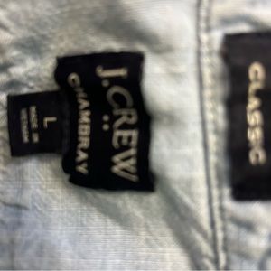 J.Crew classic chambray denim shirt